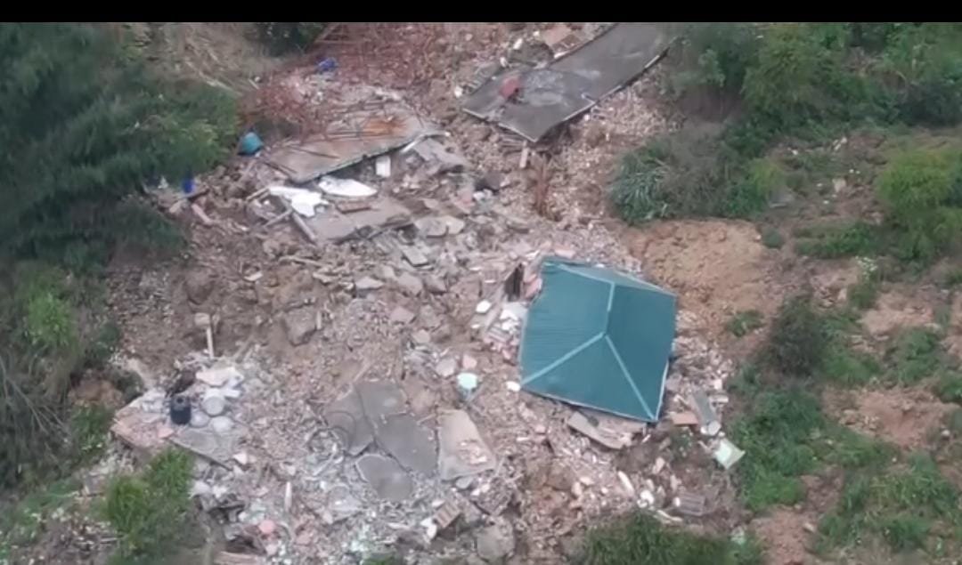 damaged houses in Solan