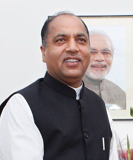 The Chief Minister of Himachal Pradesh Shri Jai Ram Thakur calling on the Union Minister for Human Resource Development Shri Prakash Javadekar in New Delhi on September 06 2018.JPG 1 2