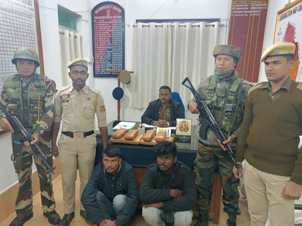 Assam Rifles seizes 6.3 kg marijuana worth ₹2.6 lakh in Tripura