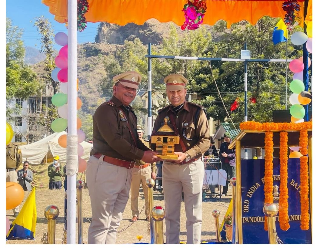 Himachal’s Third Battalion Pandoh marks 18th establishment day with grand celebrations; Commandant leads parade inspection