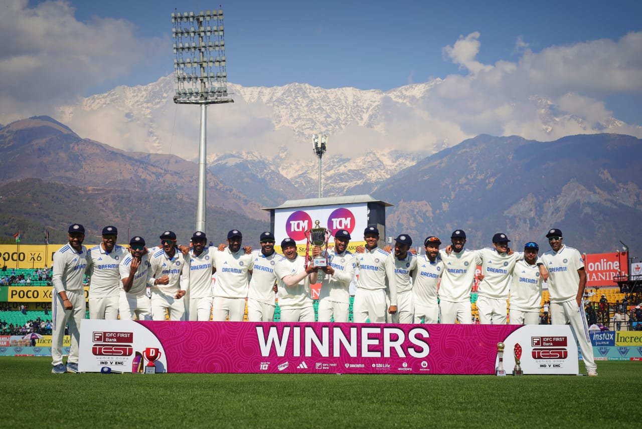 India clinch Test series against England with dominant victory in Dharamshala