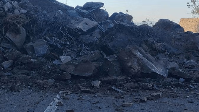 rockfall kalka shimla