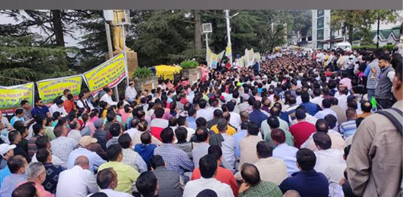 kangra protest