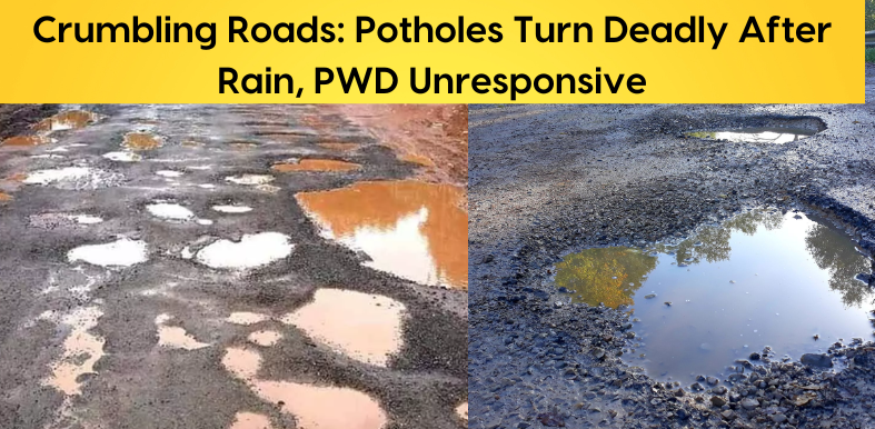 potholes rain