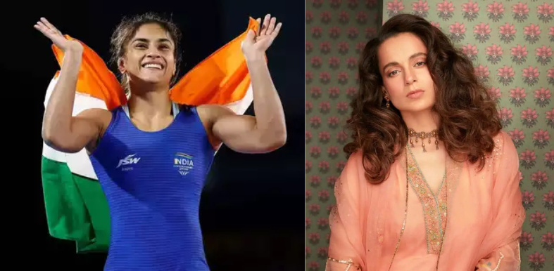 Hours before Vinesh Phogat’s disqualification, Kangana Ranaut targeted wrestler over ‘kabr khudegi’ slogans against PM Modi