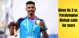 Paralympic medallist Nishad