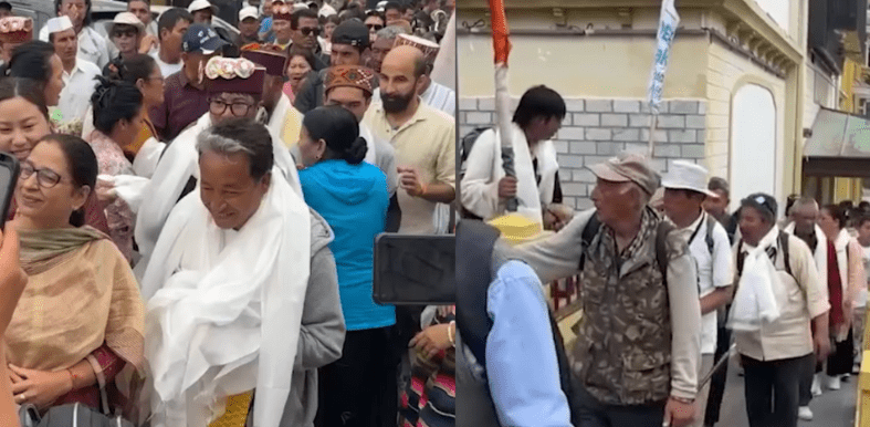 Delhi ‘padyatra’ of Sonam Wangchuk, who inspired Aamir Khan’s role in ‘3 Idiots’, reaches Kullu