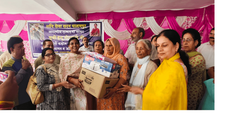 Rajya Sabha MP Indu Goswami commends Palampur Shani Seva Sadan’s exemplary service during Covid