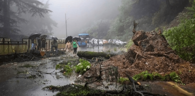 Infrastructure Challenges Amidst Heavy Rainfall in Himachal