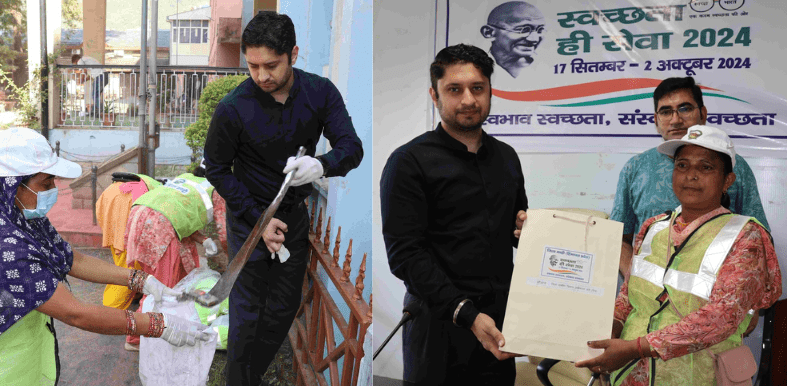 Mandi DC leads cleanliness drive, takes personal charge of office premises cleaning