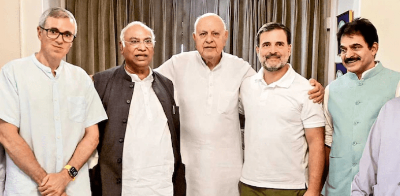 Congress alliance leads in J&K, but on back of resurgent National Conference