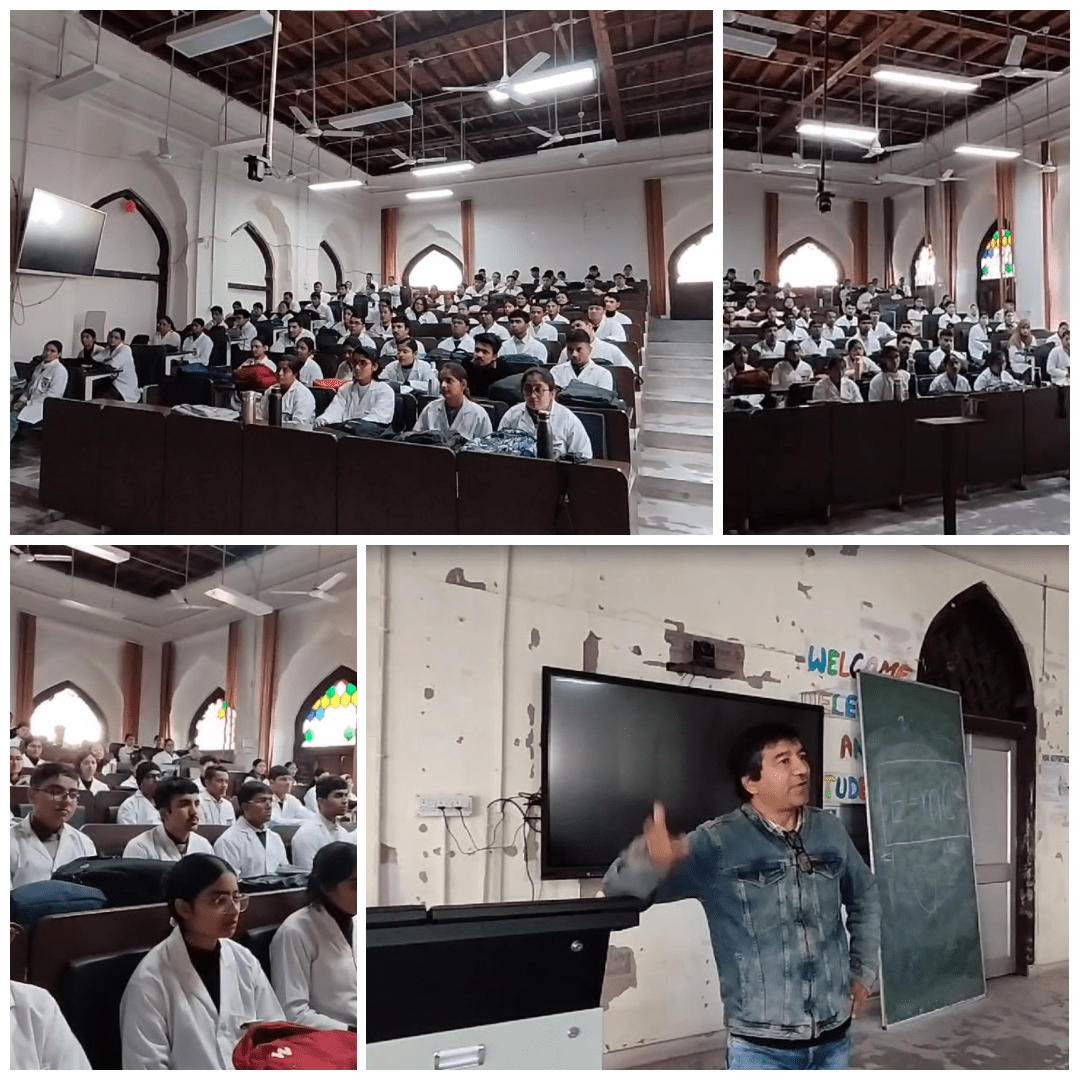 World Meditation Day Celebrated at Pandit Jawaharlal Nehru Medical College