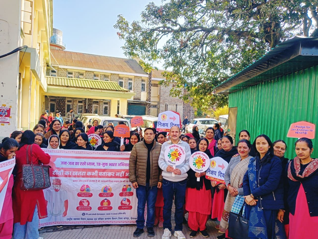 Health dept organises anti-TB awareness rally in Kangra’s Thural market