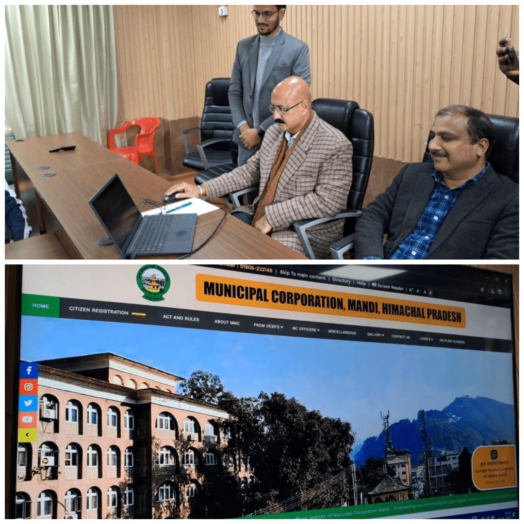 Mandi Municipal Corporation launches website to offer services to residents from comfort of their homes