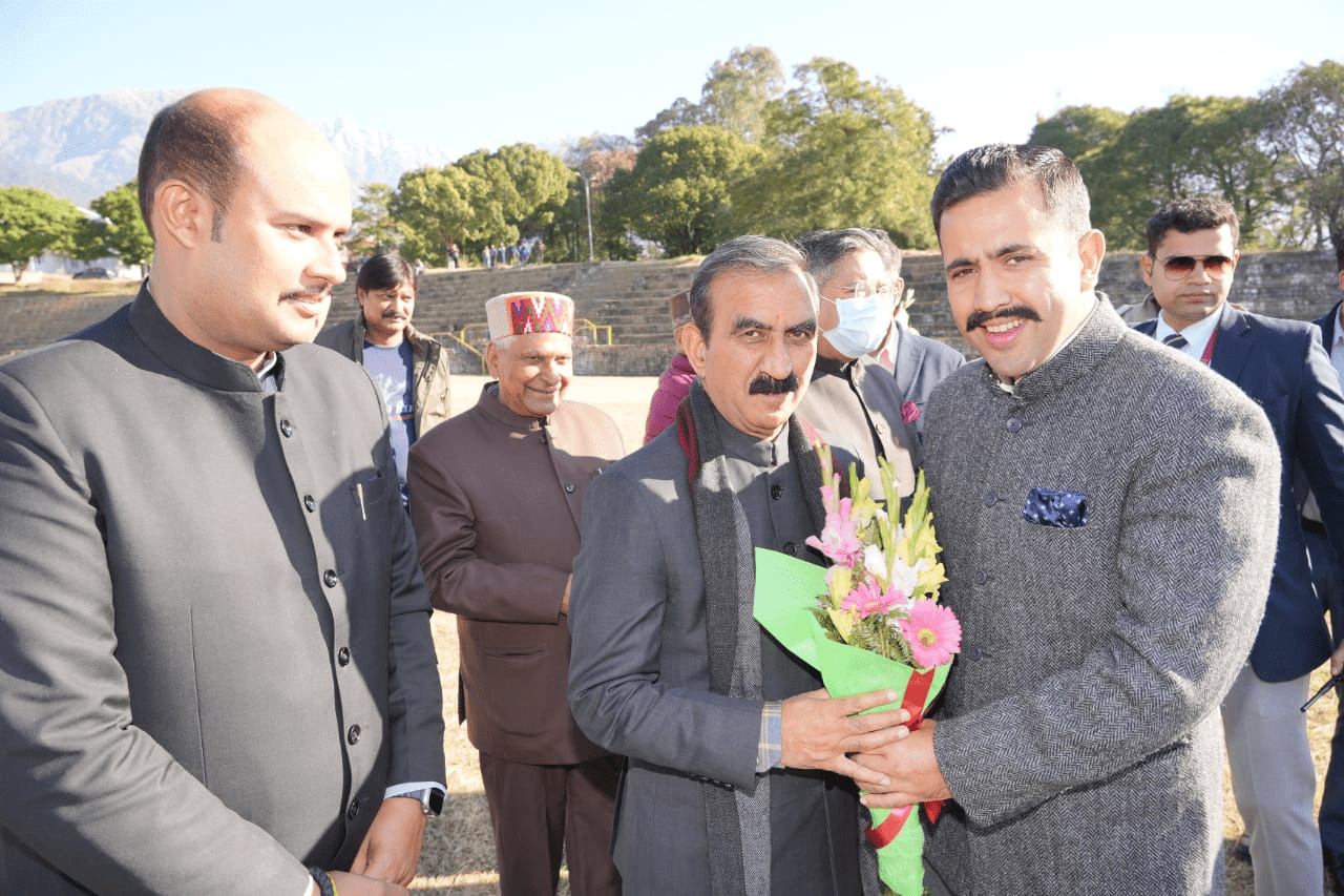 Himachal CM Sukhu arrives in Baijnath for Full Statehood Day function, all eyes on major announcements