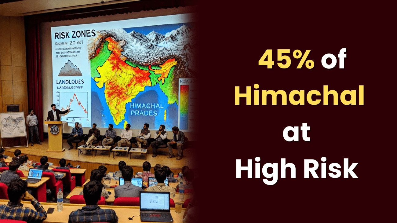 IIT study shows how 45% of Himachal at high risk of natural disasters