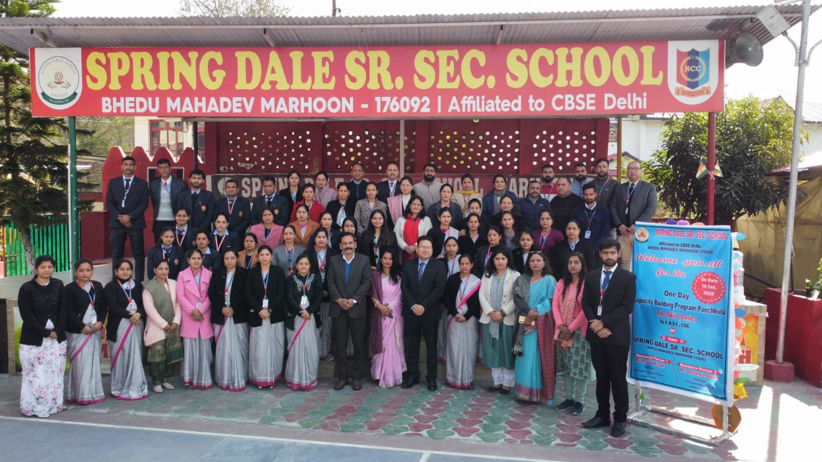 Jawali Spring Dale Convent Principal Rajeev Niryal conducts CBSE workshop on life skills