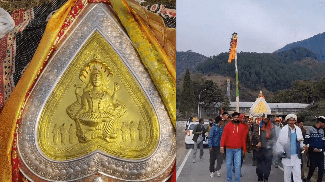 Dev Kamrunag embarks on sacred journey to Mandi for Shivratri Festival