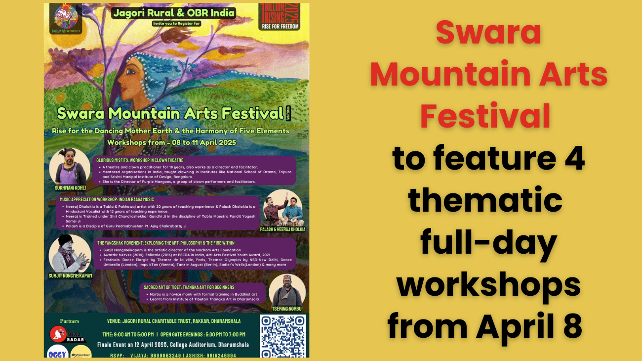 Swara Mountain Arts Festival to feature 4 thematic full-day workshops from April 8