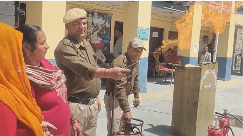 Fire safety mock drill conducted at GSSS-Bharmour 2 f1
