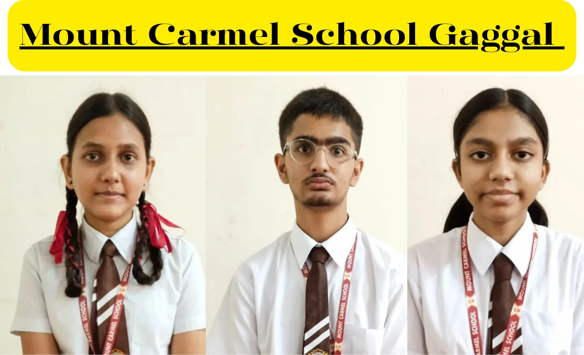 'Mount Carmel School Gaggal Achieves 100% result'
