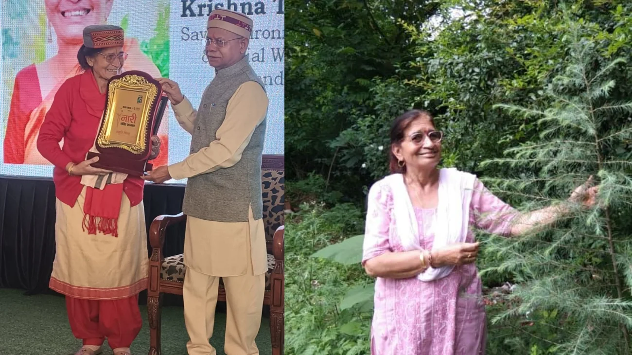 One-woman revolution in Himachal: How Mandi’s Krishna Thakur turned dump yard into green paradise