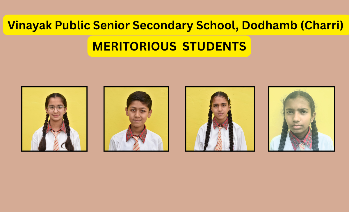 Girls Lead the Way as Vinayak Public School Excels in Board Exams