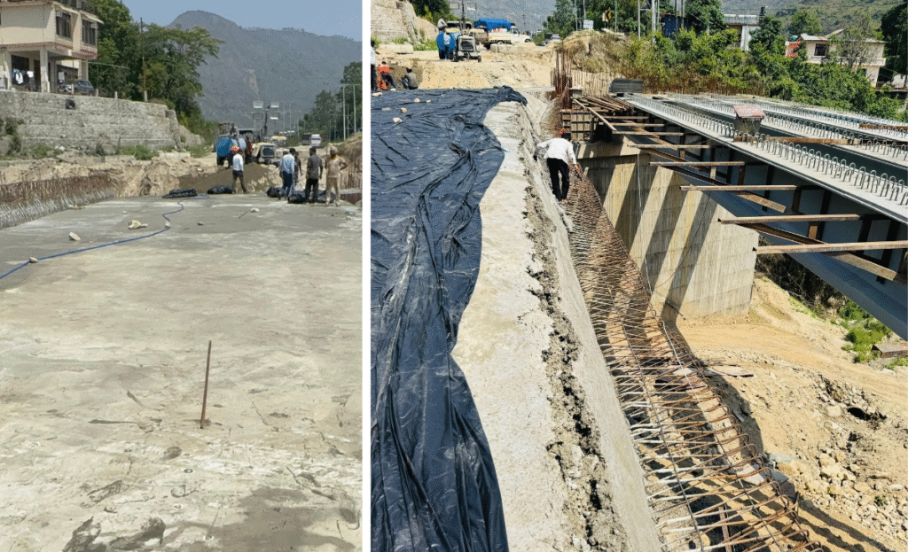 Slab of under-construction bridge collapses after concrete pouring near Mandi 2 a3 8