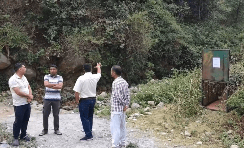 Leopard sighting creates panic near Pandoh in Himachal, forest department acts swiftly 3 a4