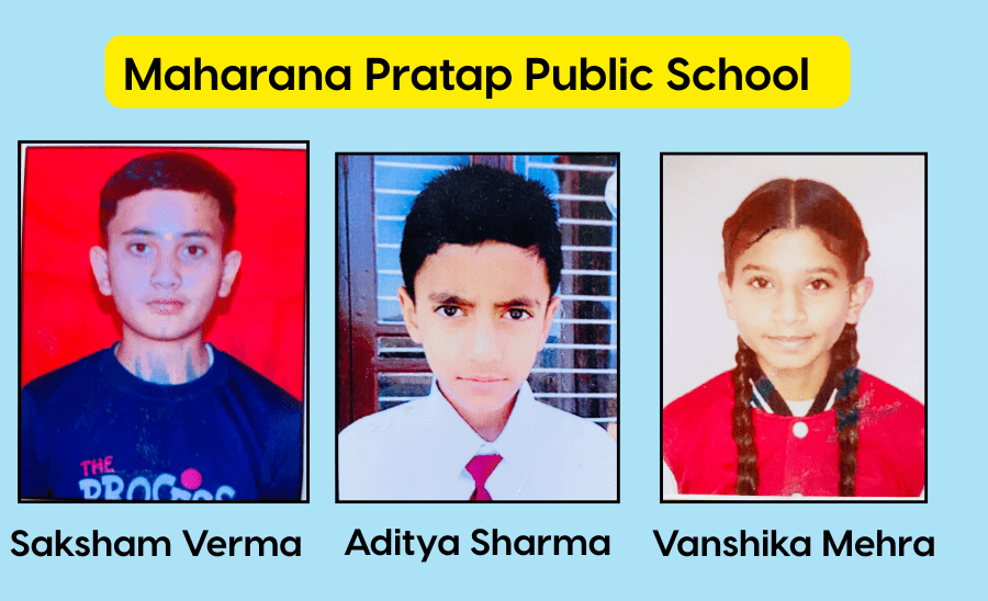 Maharana Pratap Public School Students Pass Sainik School Entrance Exam