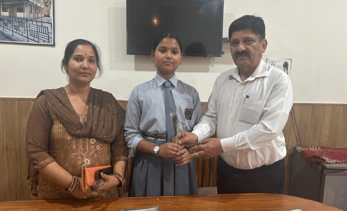 Satuti of Kangra International School-Shahpur gets 7th rank in Himachal board Class 10 exams