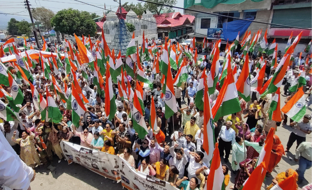 Tiranga Yatra in Dharamshala: Patriotic event for national unity, pride after successful Operation Sindoor 2 t1