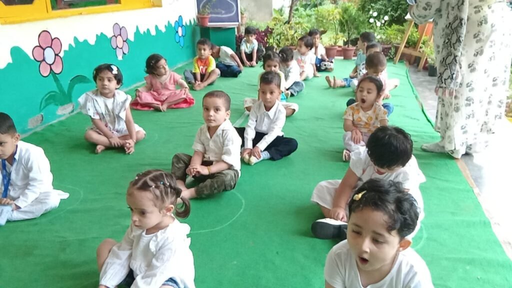 Tiny Tots of EuroKids Preschool in Dharamshala streches to wellness 2 089c1e7a 2739 4824 aaef 83de4fe2c995