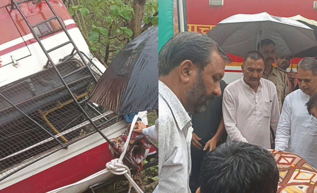 Himachal accident: One *killed, over 20 injured as private bus falls into gorge in Mandi 2 a1 13