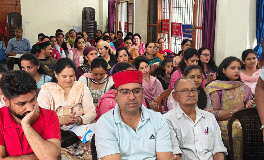 Anganwadi Workers’ Union Holds District Conference in Shimla, Announces Statewide Strike on July 9 2 a5 3