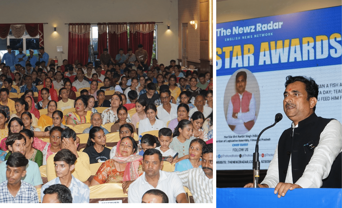 'Set your goal': MLA Nikka cites anecdotes from own life to inspire students at TNR-Shining Star Awards