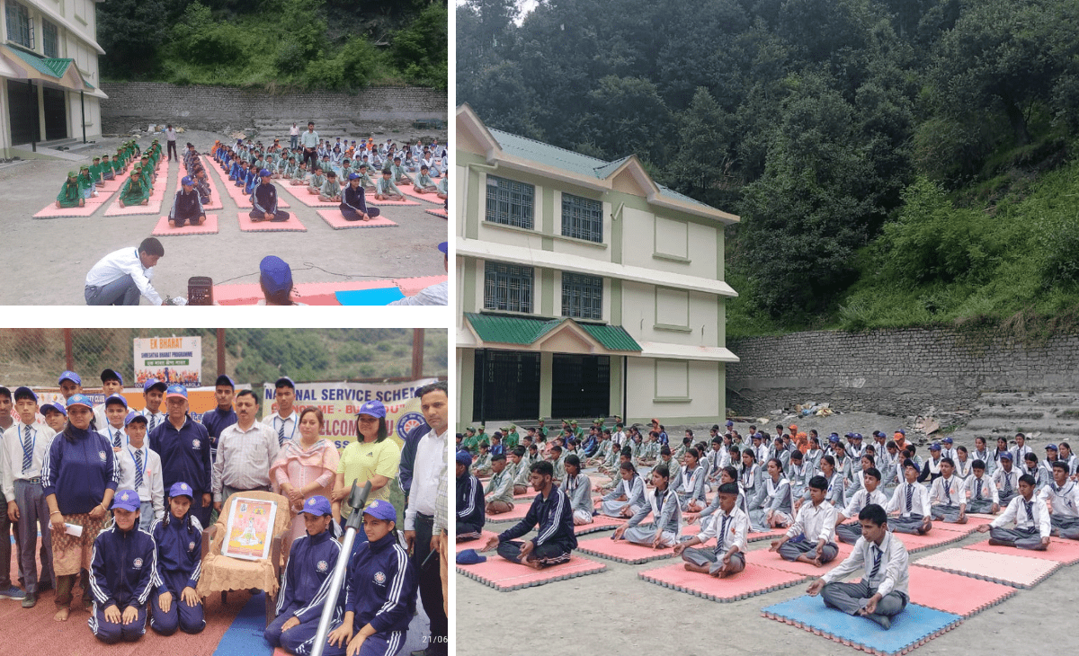 Garola Senior Secondary School Celebrates International Yoga Day with Enthusiasm