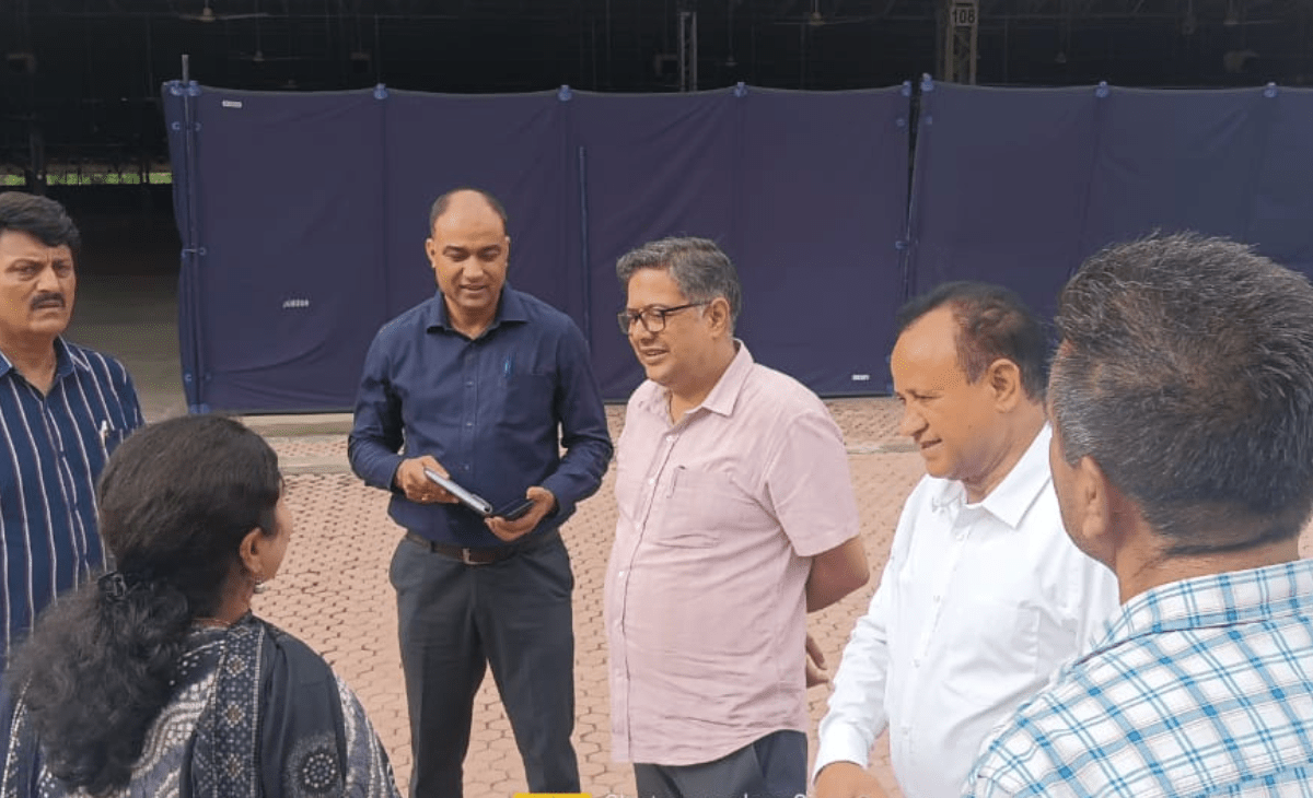 MLA Ashish Butail Reviews Preparations for Radha Swami Satsang at Byas, Parour