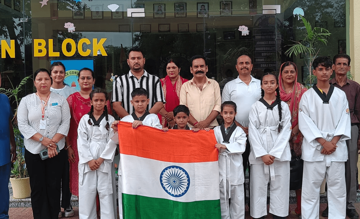 Spring Dale Convent Sr Sec School-Jawali students to represent India at Asia Cup Taekwondo Championship in Nepal