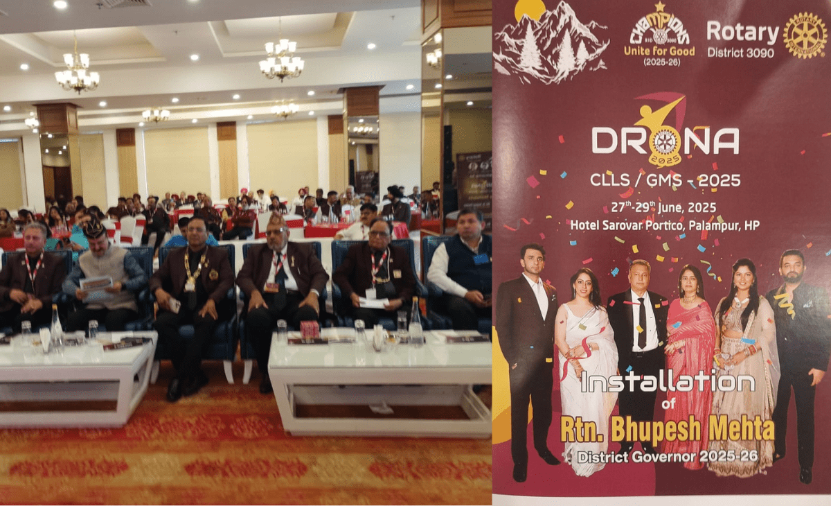 Rajesh Dharmani inaugurates Rotary Club’s Drona-2025 event in Palampur