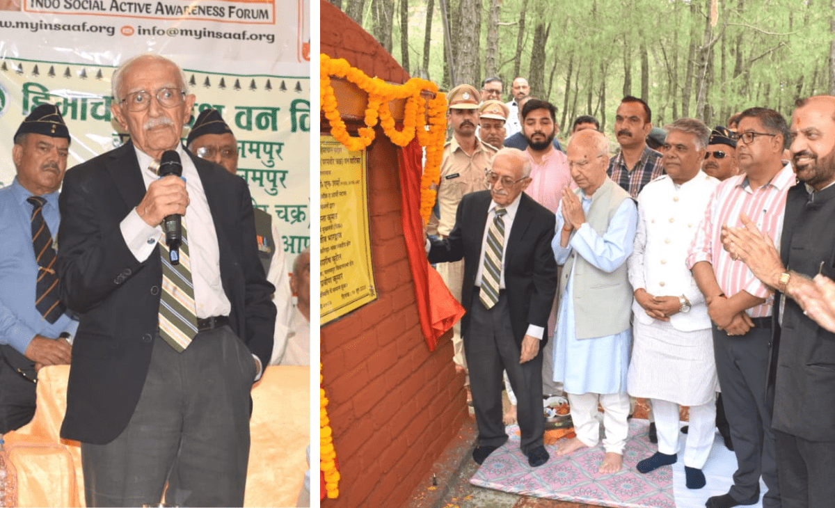 Stone laid in Palampur for forest garden in memory of India’s first Param Vir Chakra recipient Major Somnath