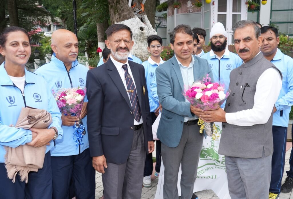 Himachal CM Sukhu flags off Indian team for Shitokai Goju Ryu Karate Championship in Japan 2 WhatsApp Image 2025 07 12 at 14.23.34