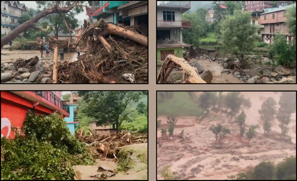 Himachal’s Mandi district battles nature’s wrath: flash floods, cloudbursts leave trail of destruction dozens missing 3 post1 1