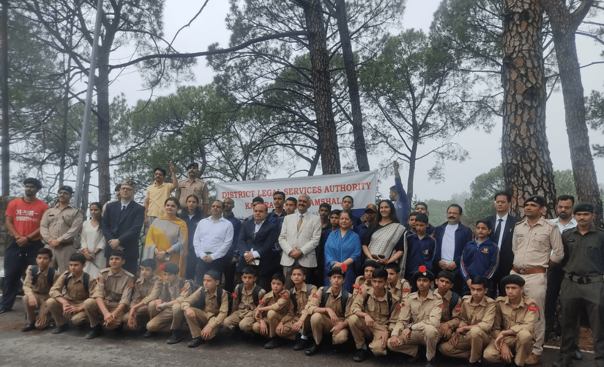 Kangra District and Sessions Judge Rajeev Bali inaugurates tree plantation drive in Dharamshala