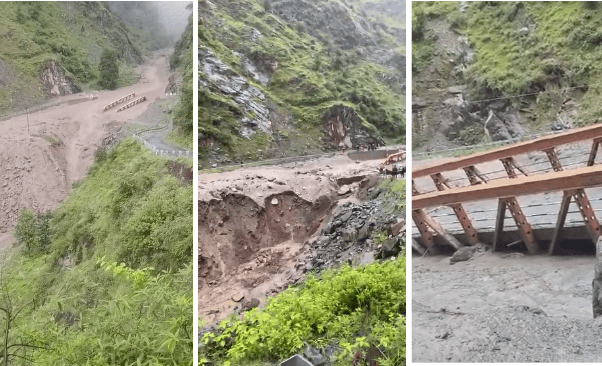 Cloudburst in Churah severely disrupts road connectivity in Chamba District