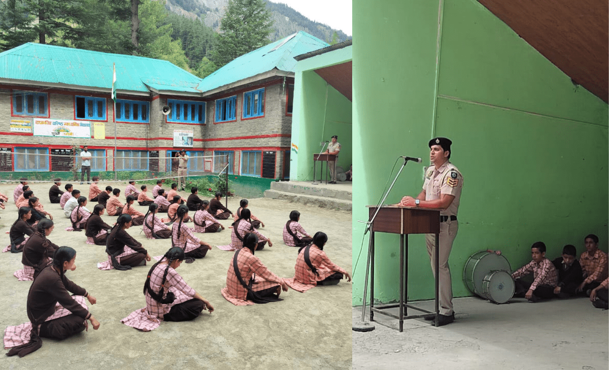 Lecture on Drug De-addiction Organized at Purthi in Chamba