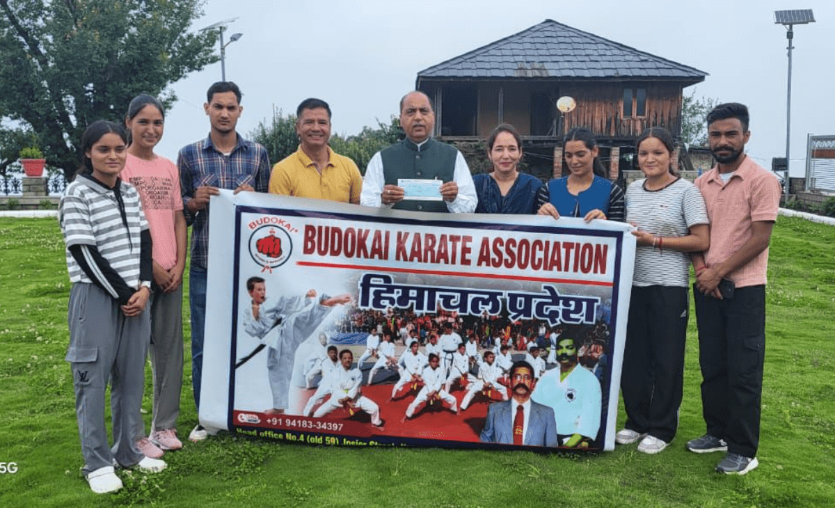 Chennai-headquartered Budokai Karate Association comes forward to help Seraj flashflood-hit families in Himachal