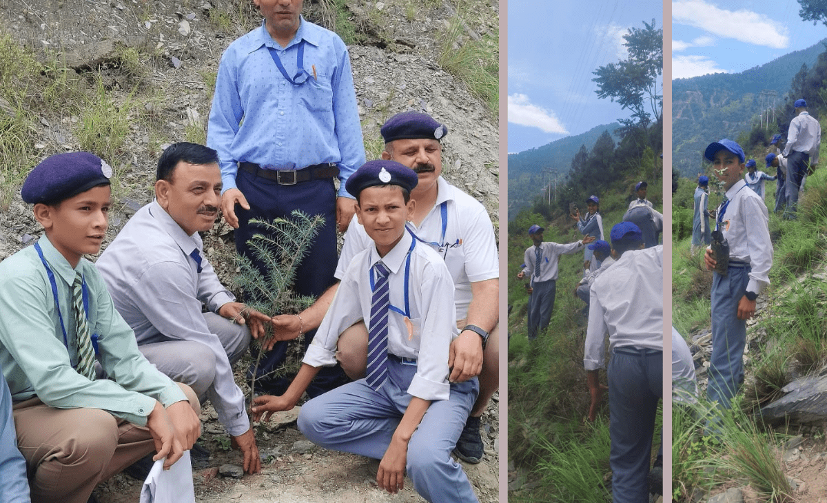 Tree Plantation Drive “Ek Ped Maa Ke Naam” Held at Government Senior Secondary School, Garola