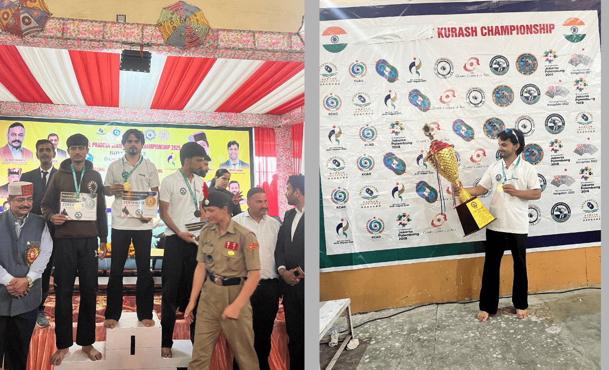 Kartik Chadhak from Bharmaur Wins Gold at State-Level Kurash Championship