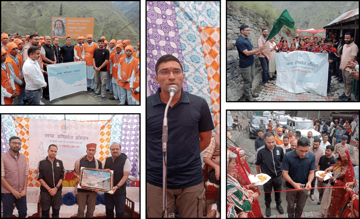‘Swachh Manimahesh Abhiyan’ Flagged Off to Safeguard Sacred Pilgrimage Rout
